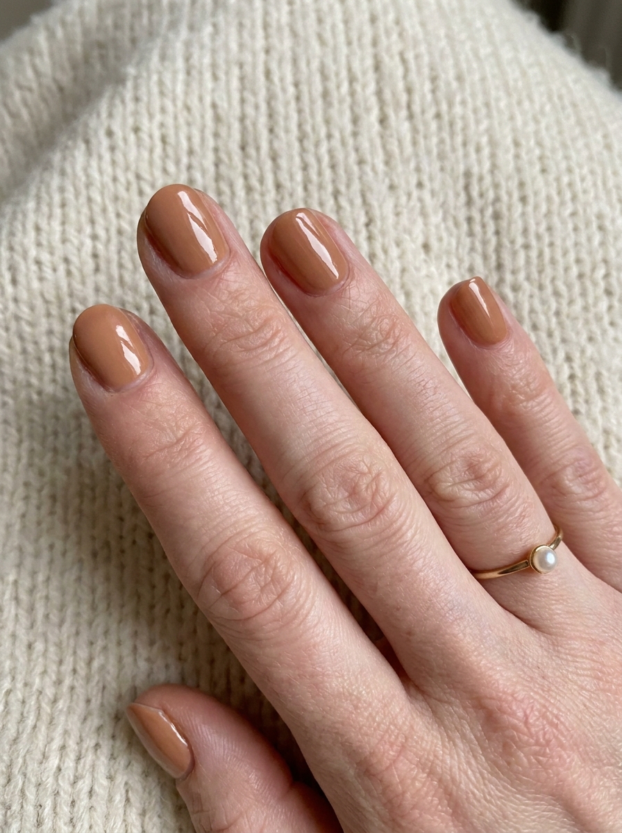 Nude Fall Nails als Simple Fall Nails Inspiration 2026